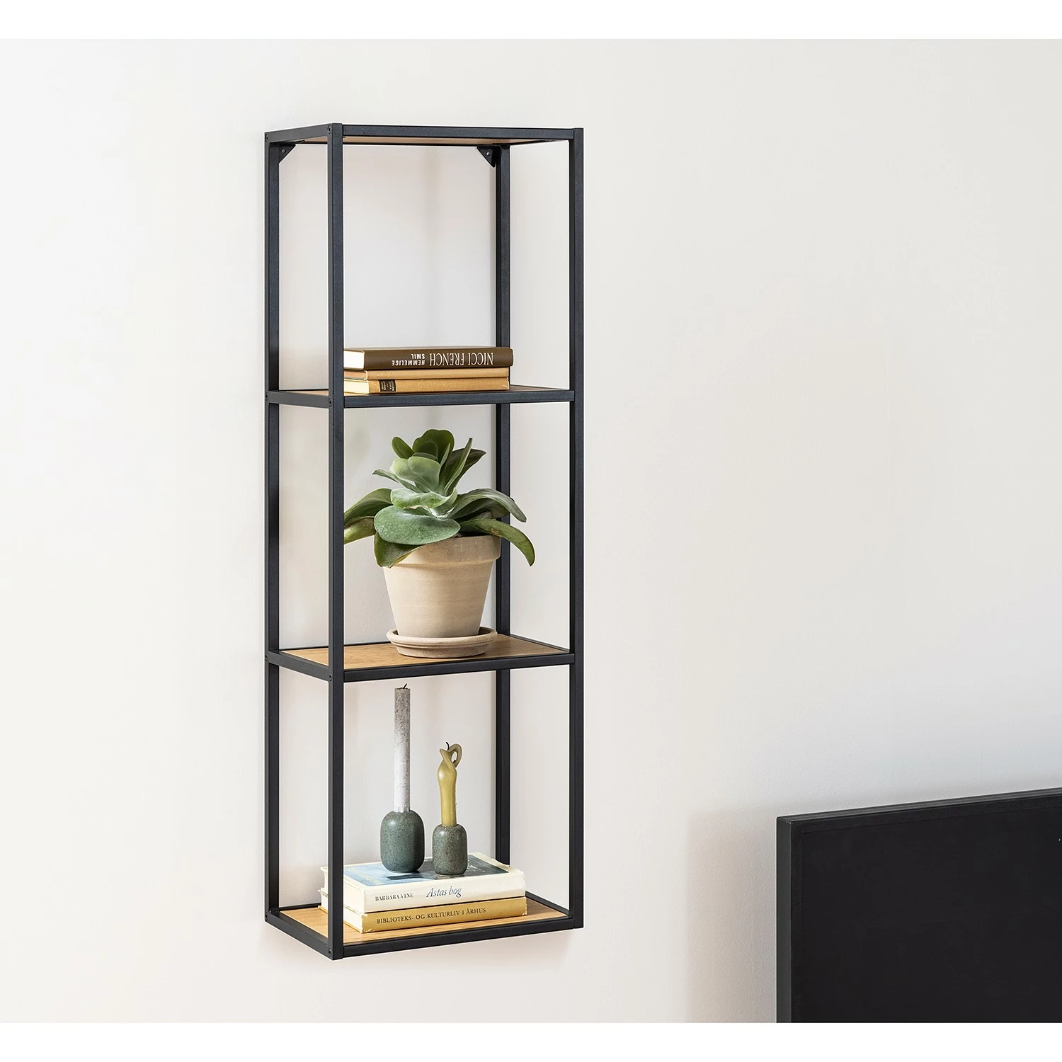 Red Living Regal Coogee V - Wildeiche Dekor / Schwarz 2 Red Living Regal Coogee V - Wildeiche Dekor / Schwarz – Bild 2