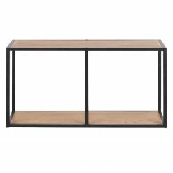 Red Living Wandregal Coogee I - Wildeiche Dekor / Schwarz -WOHNZIMMERMÖBEL Verkäufe 1000174096 190524 15511600035 GALLERYIMAGES P000000001000174096