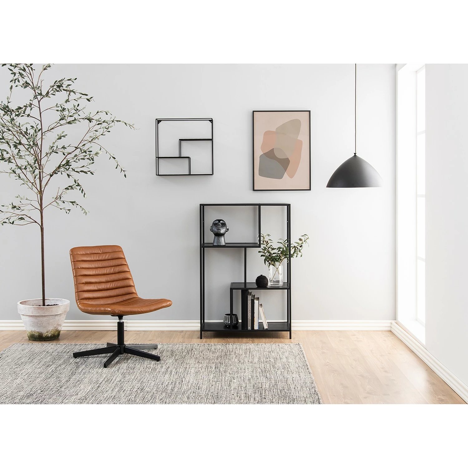 Red Living Regal Coogee VII - Eiche Schwarzbraun Dekor 2 Red Living Regal Coogee VII - Eiche Schwarzbraun Dekor – Bild 2