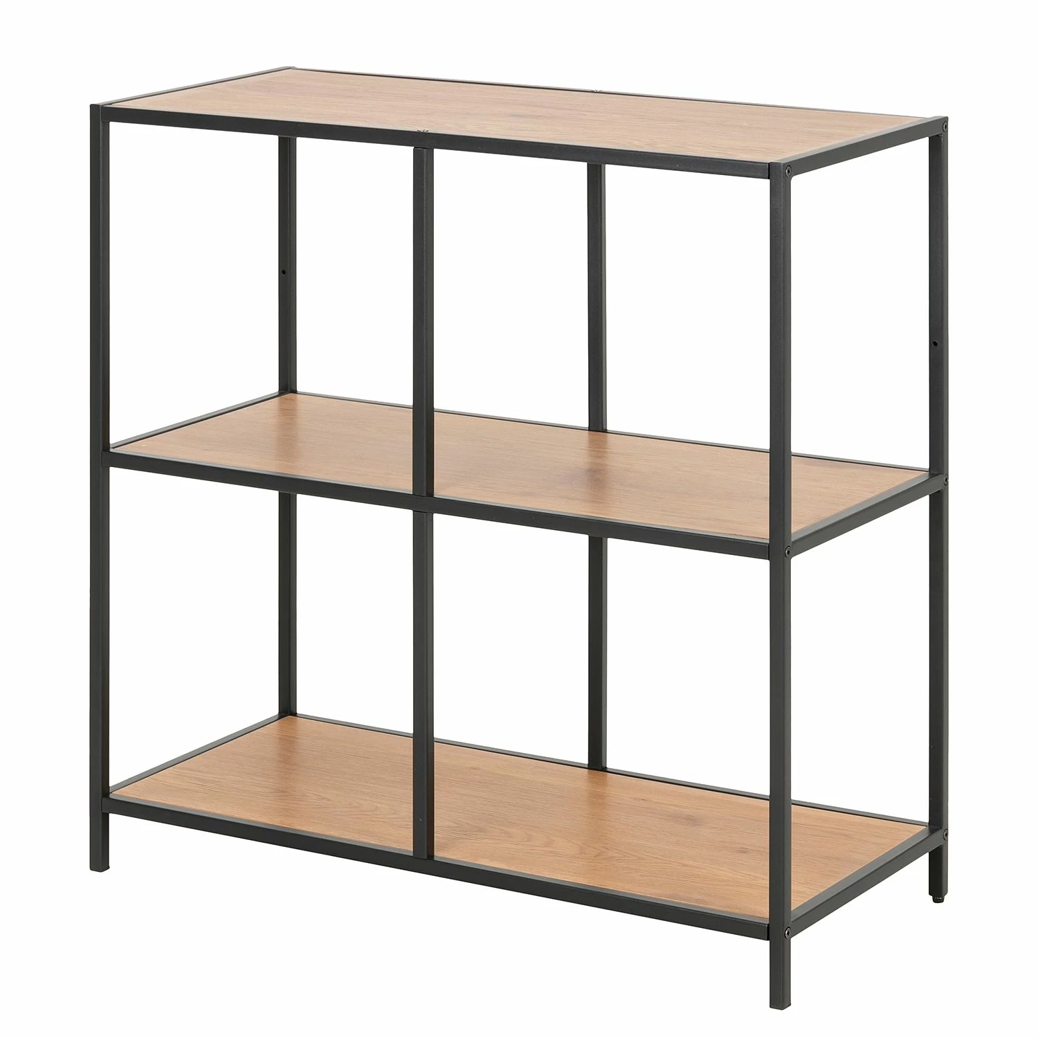 Red Living Regal Coogee VI - Wildeiche Dekor / Schwarz - Höhe: 78 cm 1 Red Living Regal Coogee VI - Wildeiche Dekor / Schwarz - Höhe: 78 cm