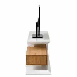 Fredriks TV-Lowboard Hensies - Matt Weiß / Asteiche -WOHNZIMMERMÖBEL Verkäufe 1000174305 191213 16044500003 DETAILS P000000001000174305