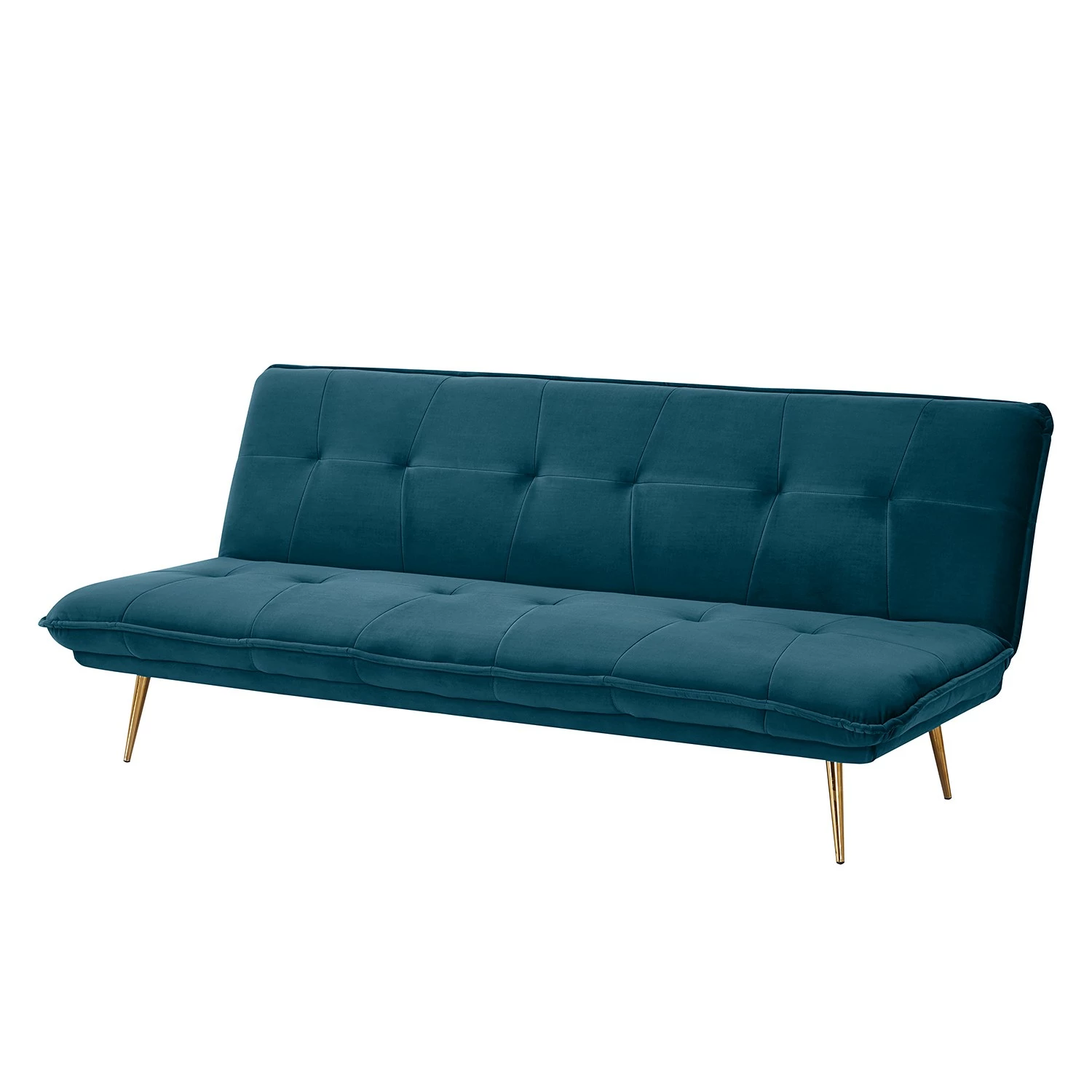Jack & Alice Schlafsofa Timbo - Samt - Marineblau 1 Jack & Alice Schlafsofa Timbo - Samt - Marineblau