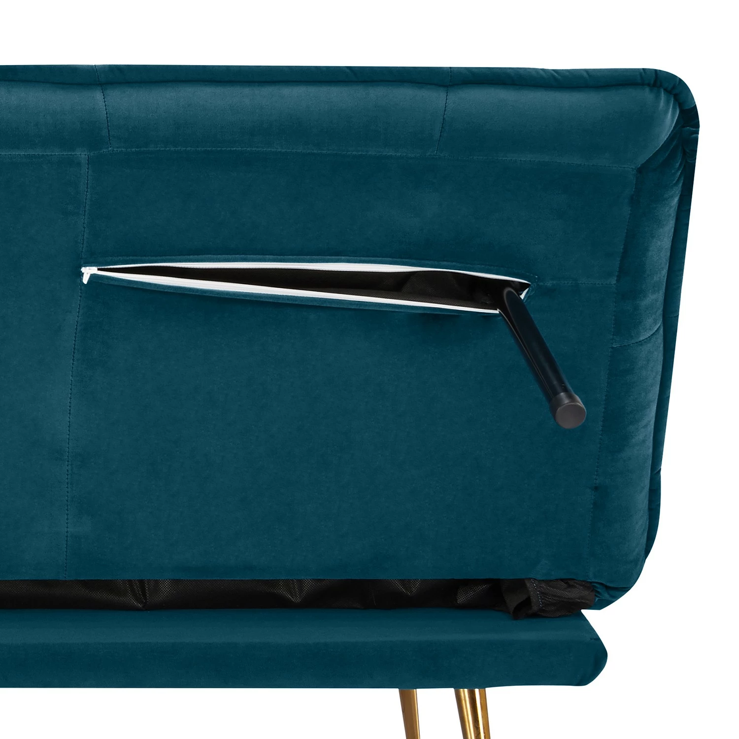 Jack & Alice Schlafsofa Timbo - Samt - Marineblau 9 Jack & Alice Schlafsofa Timbo - Samt - Marineblau – Bild 9