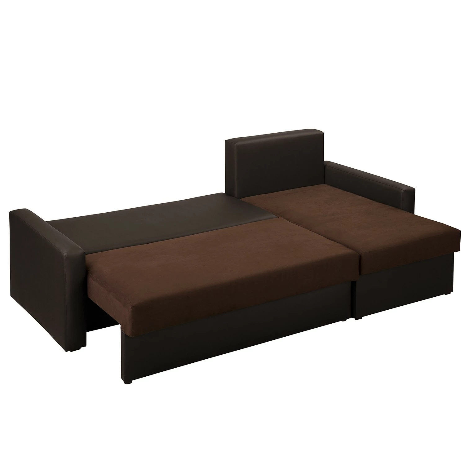 Fredriks Ecksofa Kardinya - Kunstleder / Microfaser - Dunkelbraun - Longchair davorstehend rechts 3 Fredriks Ecksofa Kardinya - Kunstleder / Microfaser - Dunkelbraun - Longchair davorstehend rechts – Bild 3