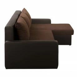 Fredriks Ecksofa Kardinya - Kunstleder / Microfaser - Dunkelbraun - Longchair davorstehend rechts 25 Fredriks Ecksofa Kardinya - Kunstleder / Microfaser - Dunkelbraun - Longchair davorstehend rechts -WOHNZIMMERMÖBEL Verkäufe 1000175319 200227 14352700176 DETAILS P000000001000175319