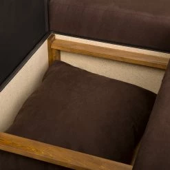 Fredriks Ecksofa Kardinya - Kunstleder / Microfaser - Dunkelbraun - Longchair davorstehend rechts 34 Fredriks Ecksofa Kardinya - Kunstleder / Microfaser - Dunkelbraun - Longchair davorstehend rechts -WOHNZIMMERMÖBEL Verkäufe 1000175319 200227 14352800185 DETAILS P000000001000175319