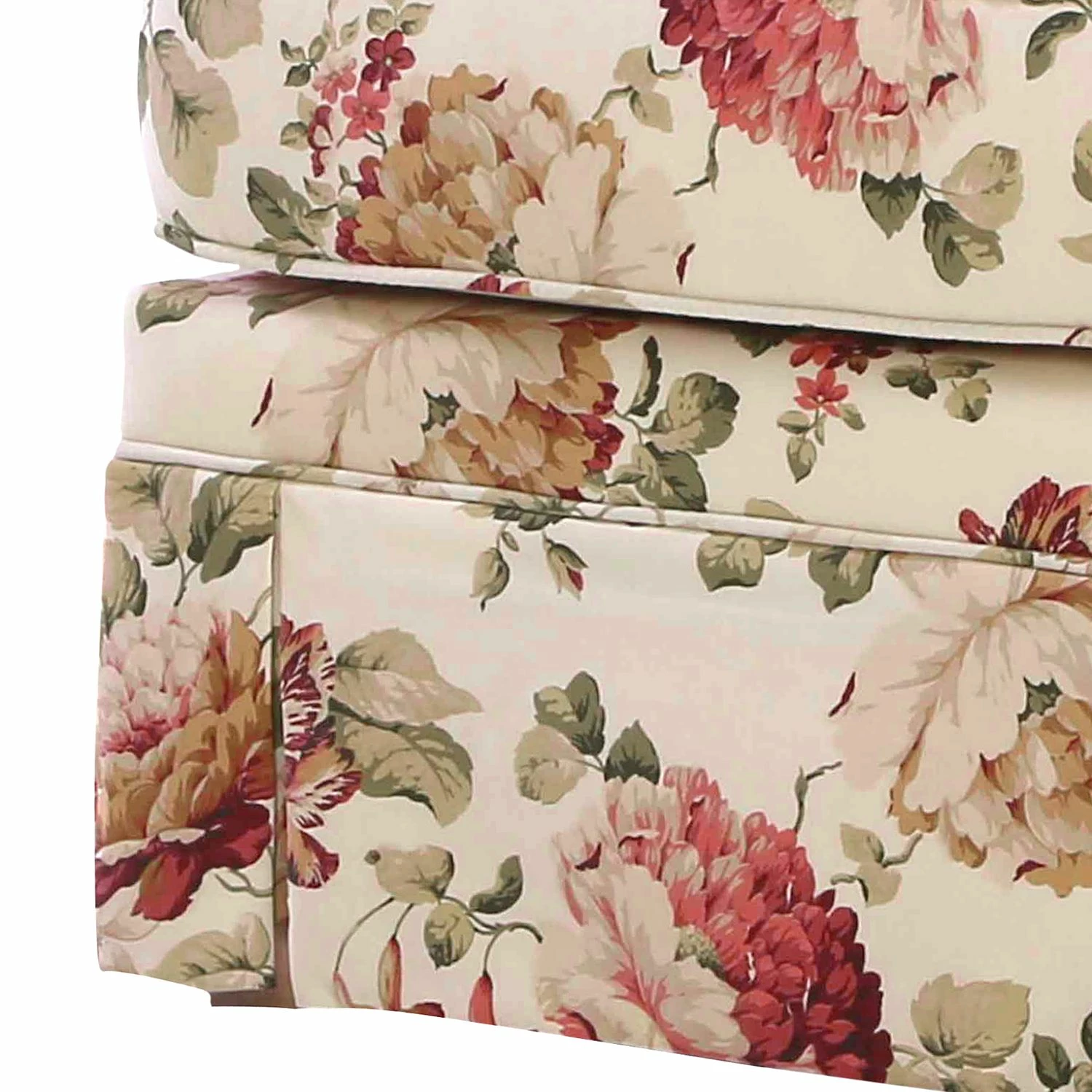 Ridgevalley Hocker Rubik - Baumwollstoff - Cremeweiß 3 Ridgevalley Hocker Rubik - Baumwollstoff - Cremeweiß – Bild 3