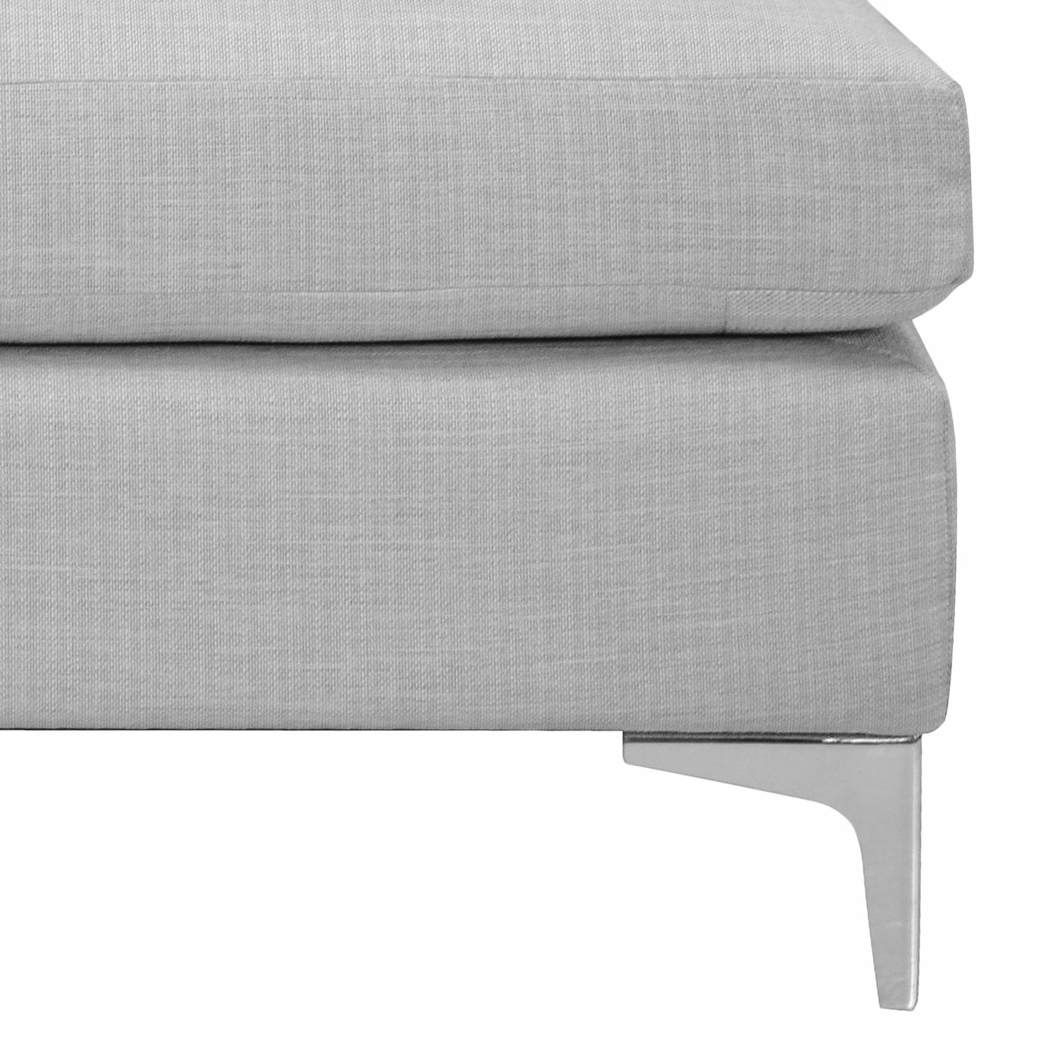 Ridgevalley Hocker Wiers - Webstoff - Hellgrau 3 Ridgevalley Hocker Wiers - Webstoff - Hellgrau – Bild 3