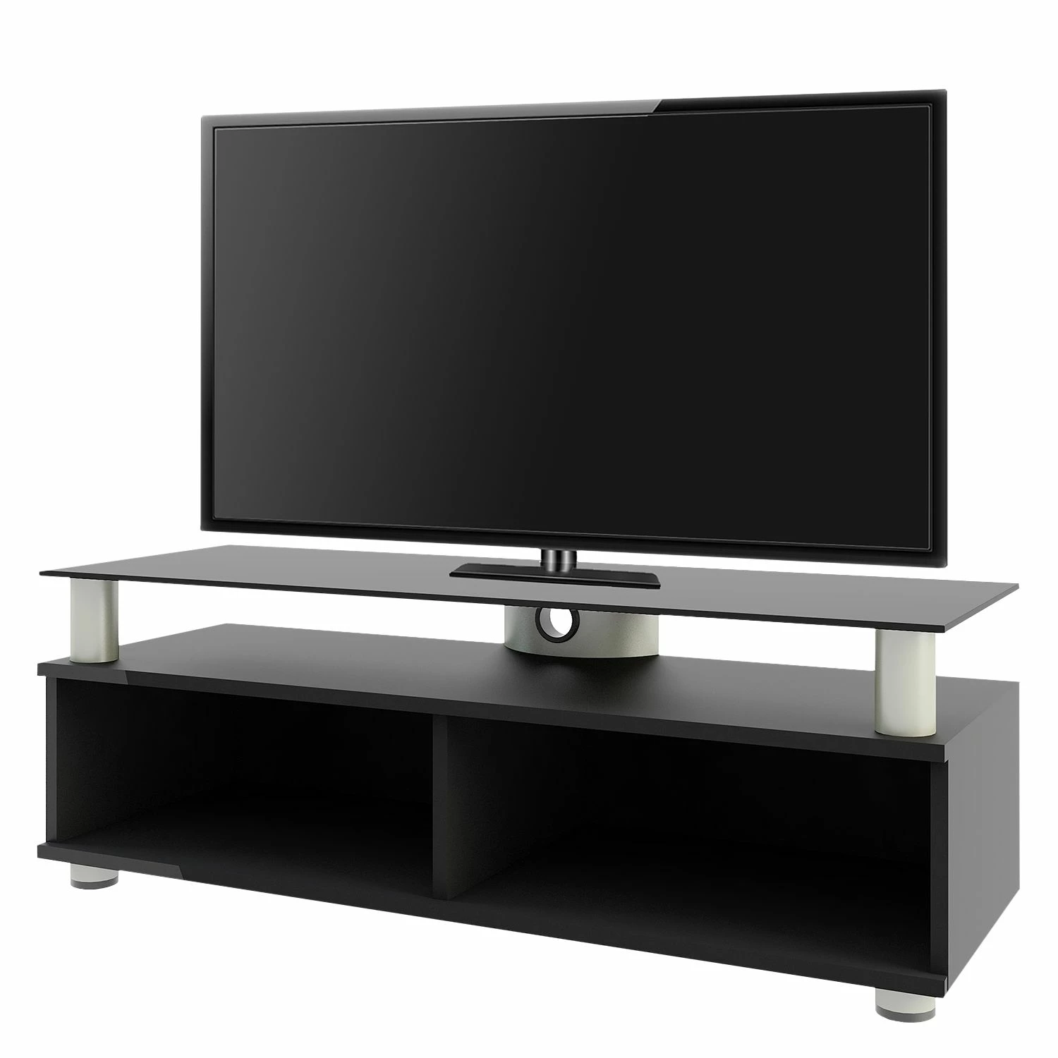 VCM TV-Lowboard Clunis - Schwarz 1 VCM TV-Lowboard Clunis - Schwarz