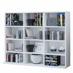 VCM Regal Megosa - Weiß - Höhe: 83 cm