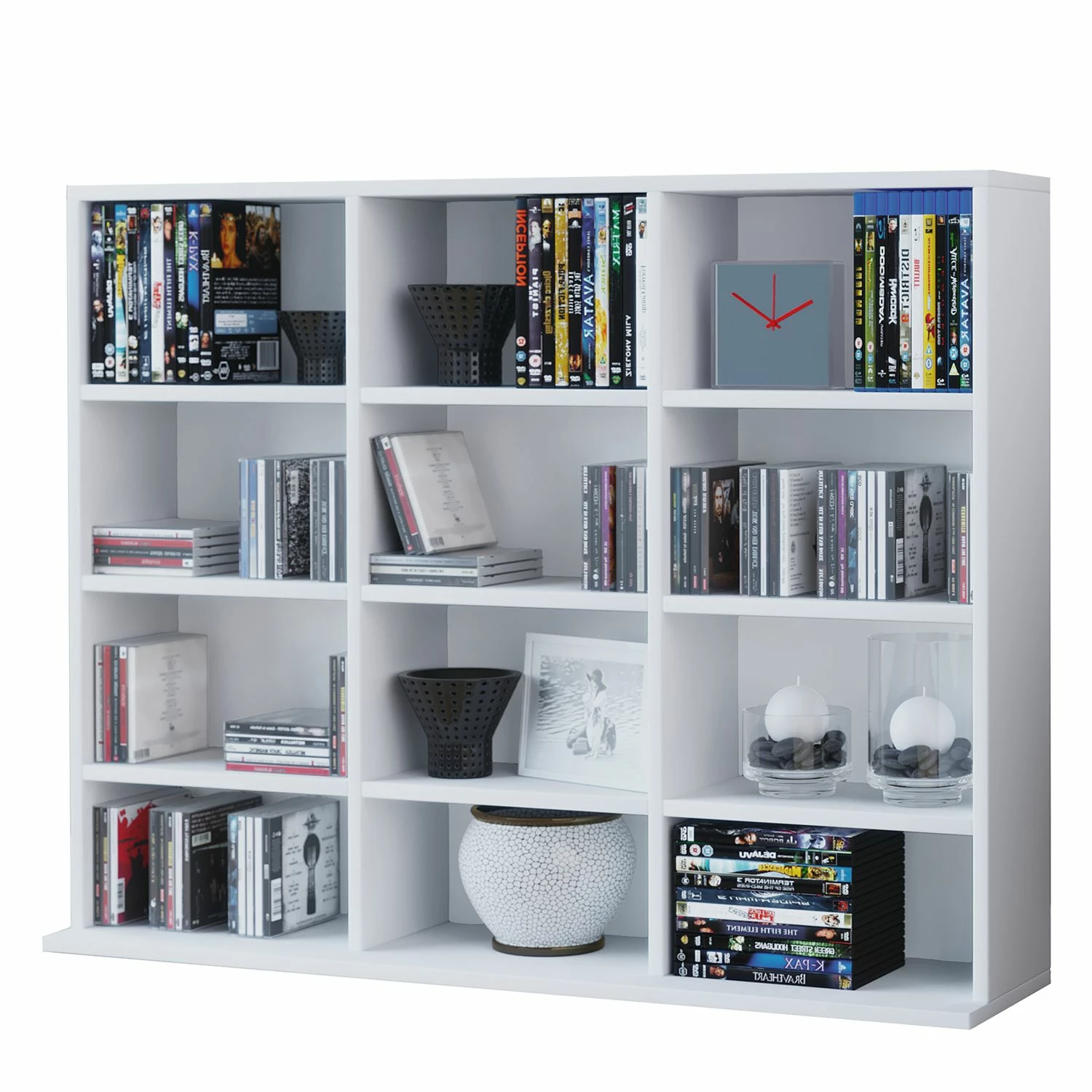 VCM Regal Megosa - Weiß - Höhe: 83 cm 1 VCM Regal Megosa - Weiß - Höhe: 83 cm