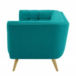 Mørteens Sofa Cameta (3-Sitzer) - Webstoff - Türkis -WOHNZIMMERMÖBEL Verkäufe 1000176164 190607 15393400069 GALLERYIMAGES P000000001000176164