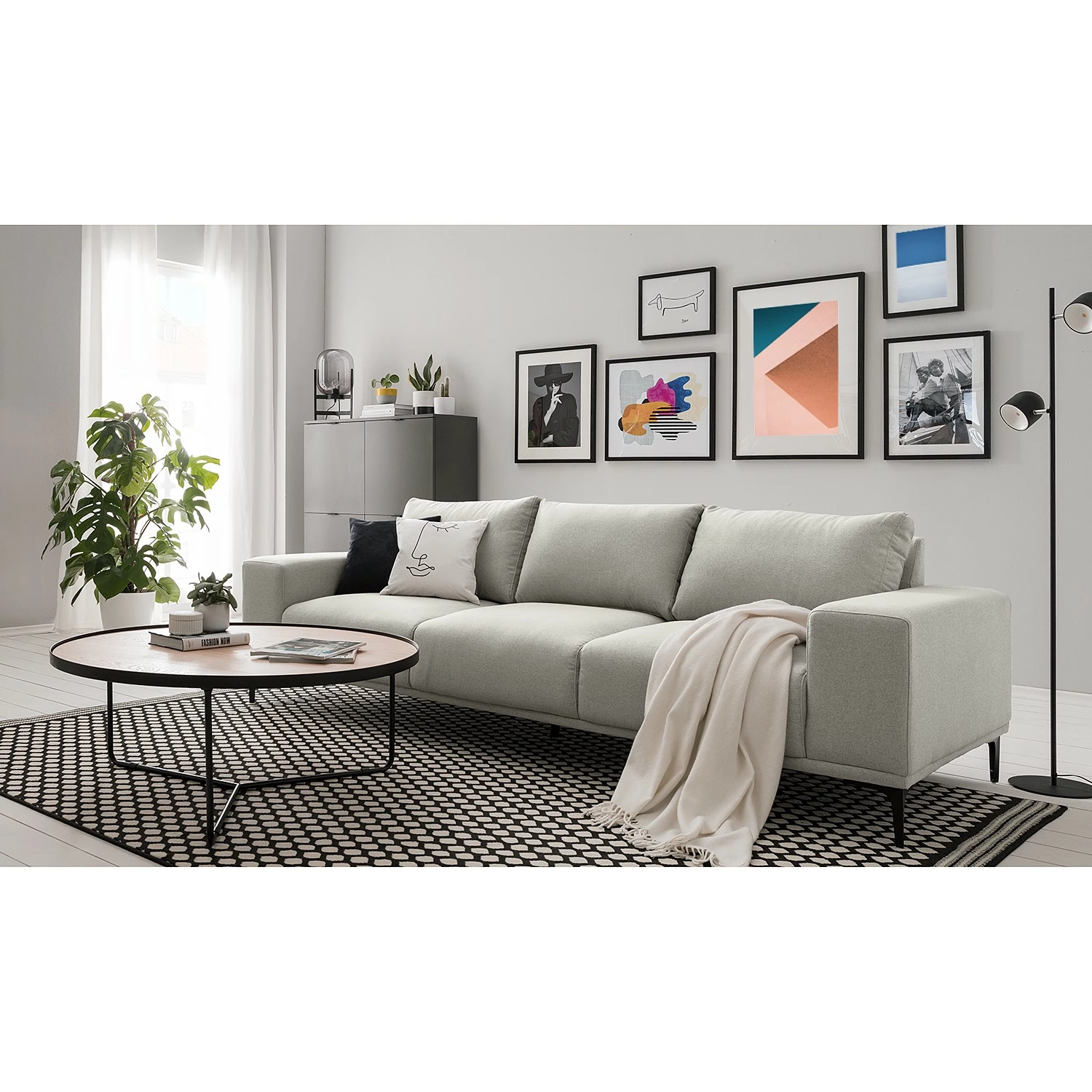 Fredriks 3-Sitzer Sofa CONNOLLY - Webstoff 2 Fredriks 3-Sitzer Sofa CONNOLLY - Webstoff – Bild 2