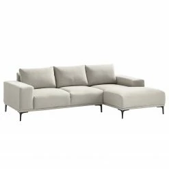 Fredriks Ecksofa CONNOLLY - Webstoff - Longchair davorstehend rechts
