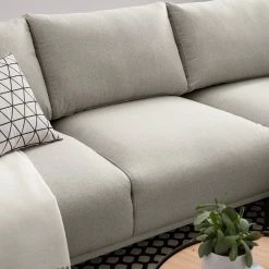 Fredriks Ecksofa CONNOLLY - Webstoff - Longchair davorstehend rechts -WOHNZIMMERMÖBEL Verkäufe 1000176534 210323 15232601663 DETAILS P000000001000176534