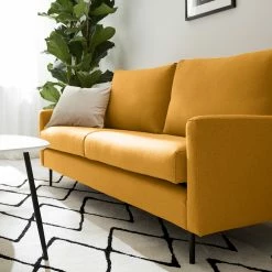 Fredriks Sofa Kenten I (2-Sitzer) - Webstoff - Gelb -WOHNZIMMERMÖBEL Verkäufe 1000176645 200414 13314900010 DETAILS P000000001000176645