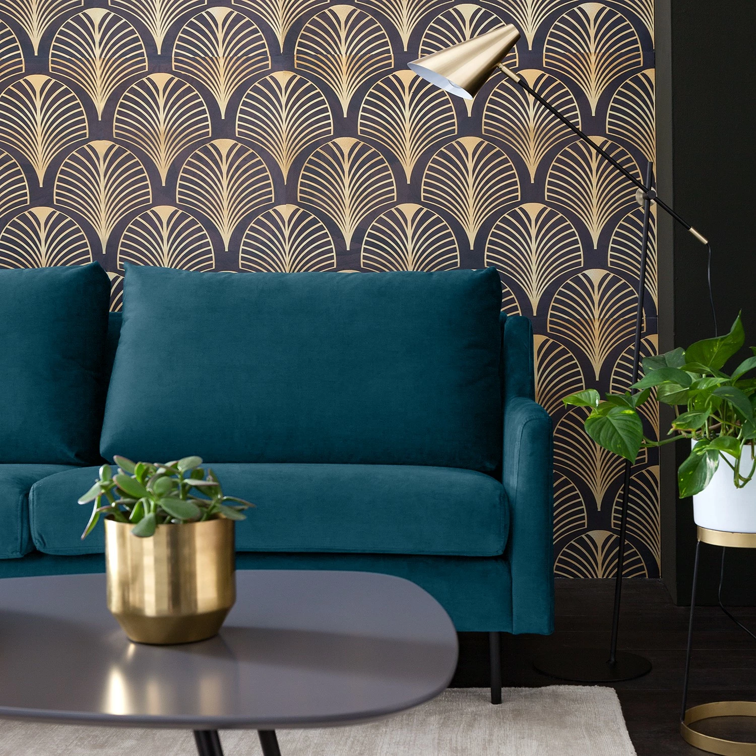 Fredriks Sofa Kenten II (2-Sitzer) - Samt - Marineblau 7 Fredriks Sofa Kenten II (2-Sitzer) - Samt - Marineblau – Bild 7