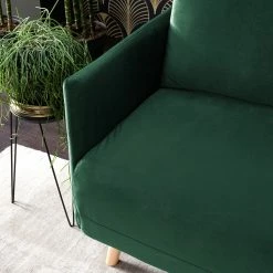 Jack & Alice Schlafsofa Lobau II - Samt - Dunkelgrün -WOHNZIMMERMÖBEL Verkäufe 1000176648 200408 14181000004 DETAILS P000000001000176648