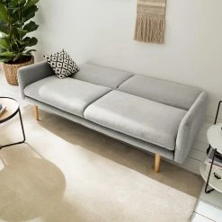 Maison Belfort Schlafsofa Lindoia - Webstoff - Hellgrau -WOHNZIMMERMÖBEL Verkäufe 1000176654 200409 13522900002 MOOD DETAILS P000000001000176654 mood