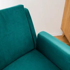 Mørteens Sessel Karnup - Samt - Petrol -WOHNZIMMERMÖBEL Verkäufe 1000176657 210401 16113200012 DETAILS P000000001000176657