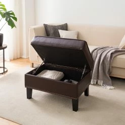 Maison Belfort Polsterhocker Migron - Kunstleder - Braun 18 Maison Belfort Polsterhocker Migron - Kunstleder - Braun -WOHNZIMMERMÖBEL Verkäufe 1000176673 210504 13363600046 MOOD DETAILS P000000001000176673 mood