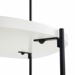 Mørteens Beistelltisch Luki - Matt Weiß / Schwarz -WOHNZIMMERMÖBEL Verkäufe 1000176753 191129 08181600066 DETAILS P000000001000176753