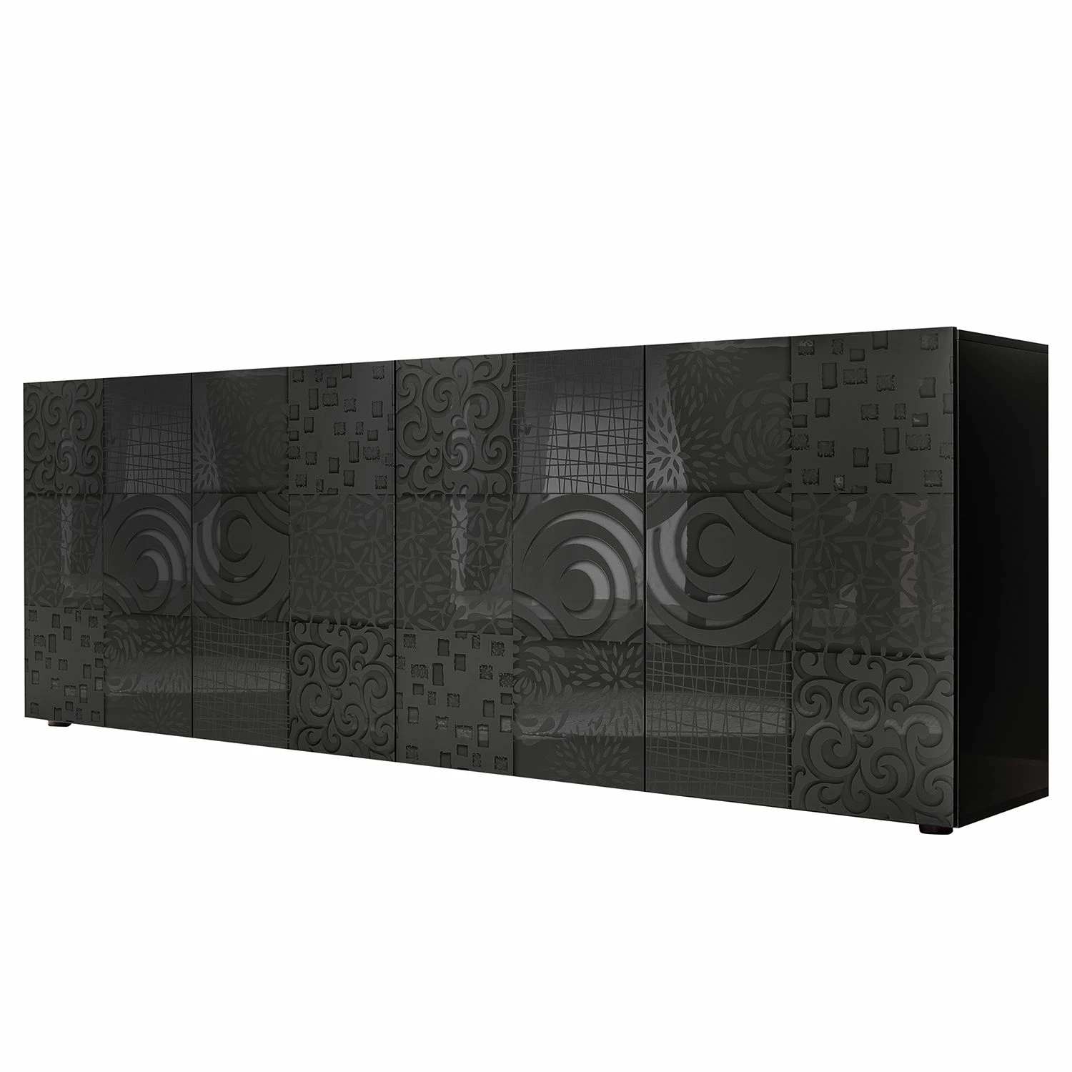LC Spa Sideboard Miro - Anthrazit - Breite: 241 cm 1 LC Spa Sideboard Miro - Anthrazit - Breite: 241 cm