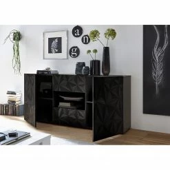 LC Spa Sideboard Prisma II - Hochglanz Anthrazit -WOHNZIMMERMÖBEL Verkäufe 1000177660 201029 08322200237 MOOD DETAILS P000000001000177660 mood