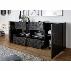 LC Spa Sideboard Prisma III - Hochglanz Anthrazit -WOHNZIMMERMÖBEL Verkäufe 1000177661 201029 08323900242 MOOD DETAILS P000000001000177661 mood