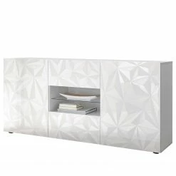 LC Spa Sideboard Prisma II - Hochglanz Weiß
