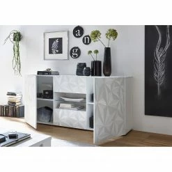 LC Spa Sideboard Prisma II - Hochglanz Weiß -WOHNZIMMERMÖBEL Verkäufe 1000177718 201029 08363300305 MOOD DETAILS P000000001000177718 mood