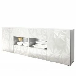 LC Spa Sideboard Prisma III - Hochglanz Weiß