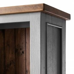 Maison Belfort Bücherregal Balignton II - Kiefer massiv - Grau / Kiefer -WOHNZIMMERMÖBEL Verkäufe 1000177769 211116 12502700201 DETAILS P000000001000177769