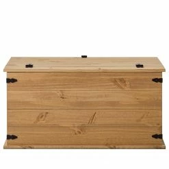 Maison Belfort Truhe Finca Rustica - Kiefer massiv - Kiefer Natur -WOHNZIMMERMÖBEL Verkäufe 1000178021 200212 13141200023 DETAILS P000000001000178021