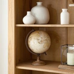 Maison Belfort Bücherregal Finca Rustica - Kiefer massiv - Kiefer Natur -WOHNZIMMERMÖBEL Verkäufe 1000178022 200511 14243400003 DETAILS P000000001000178022