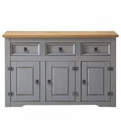 Maison Belfort Sideboard Finca Rustica - Kiefer massiv - Kiefer Grau 21 Maison Belfort Sideboard Finca Rustica - Kiefer massiv - Kiefer Grau -WOHNZIMMERMÖBEL Verkäufe 1000178029 200417 12535800002 DETAILS P000000001000178029