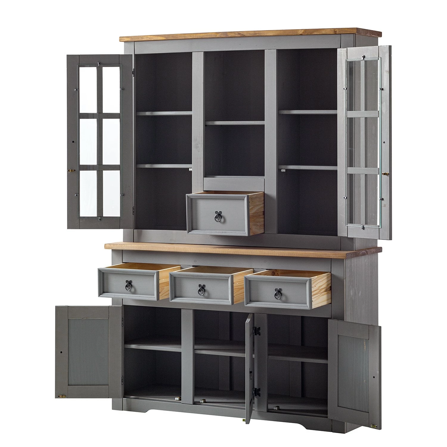 Maison Belfort Sideboard Finca Rustica - Kiefer massiv - Kiefer Grau 18 Maison Belfort Sideboard Finca Rustica - Kiefer massiv - Kiefer Grau – Bild 18