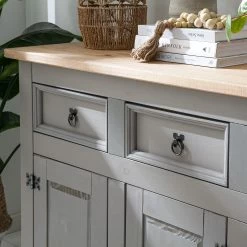 Maison Belfort Sideboard Finca Rustica - Kiefer massiv - Kiefer Grau 25 Maison Belfort Sideboard Finca Rustica - Kiefer massiv - Kiefer Grau -WOHNZIMMERMÖBEL Verkäufe 1000178029 200511 13145200003 DETAILS P000000001000178029