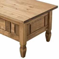 Maison Belfort Couchtisch Finca Rustica - Kiefer massiv - Kiefer Natur -WOHNZIMMERMÖBEL Verkäufe 1000178032 200212 13141400037 DETAILS P000000001000178032