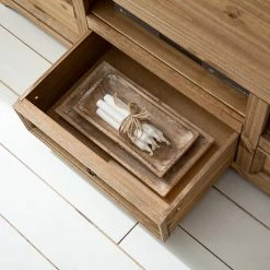 Maison Belfort TV-Lowboard Finca Rustica II - Kiefer massiv - Kiefer Natur -WOHNZIMMERMÖBEL Verkäufe 1000178035 200511 14243800008 DETAILS P000000001000178035