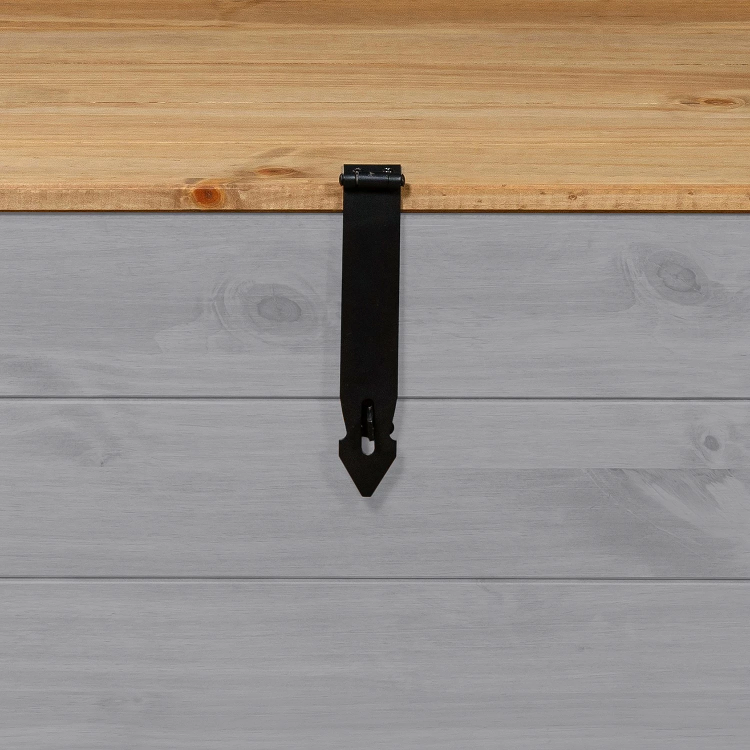 Maison Belfort Truhe Finca Rustica - Kiefer massiv - Kiefer Grau 5 Maison Belfort Truhe Finca Rustica - Kiefer massiv - Kiefer Grau – Bild 5