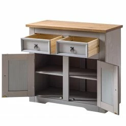 Maison Belfort Kommode Finca Rustica I - Kiefer massiv - Kiefer Grau -WOHNZIMMERMÖBEL Verkäufe 1000178041 200417 12541000017 DETAILS P000000001000178041