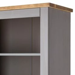 Maison Belfort Bücherregal Finca Rustica - Kiefer massiv - Kiefer Grau -WOHNZIMMERMÖBEL Verkäufe 1000178042 200417 12541600024 DETAILS P000000001000178042