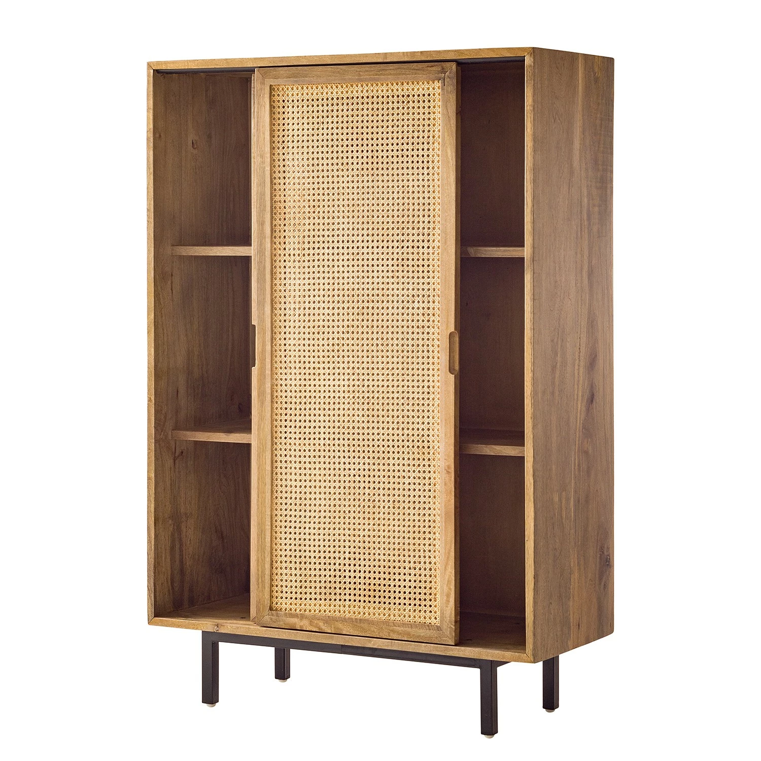 Ars manufacti Highboard Vina - Mango massiv / Wiener Geflecht - Mango / Schwarz 9 Ars manufacti Highboard Vina - Mango massiv / Wiener Geflecht - Mango / Schwarz – Bild 9