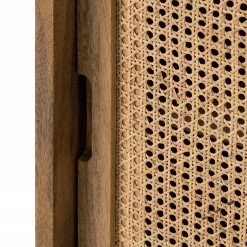 Ars manufacti Sideboard Vina I - Mango massiv / Wiener Geflecht - Mango / Schwarz -WOHNZIMMERMÖBEL Verkäufe 1000178078 200225 13061200018 DETAILS P000000001000178078