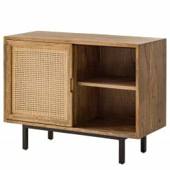 Ars manufacti Kommode Vina II - Mango massiv / Wiener Geflecht - Mango / Schwarz -WOHNZIMMERMÖBEL Verkäufe 1000178080 200323 13584400024 DETAILS P000000001000178080