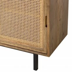 Ars manufacti Kommode Vina II - Mango massiv / Wiener Geflecht - Mango / Schwarz -WOHNZIMMERMÖBEL Verkäufe 1000178080 200323 13584600026 DETAILS P000000001000178080