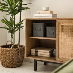 Ars manufacti Kommode Vina II - Mango massiv / Wiener Geflecht - Mango / Schwarz -WOHNZIMMERMÖBEL Verkäufe 1000178080 200324 13595700011 MOOD DETAILS P000000001000178080 mood