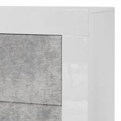 LC Spa Sideboard Easy II - Hochglanz Weiß / Beton Dekor 9 LC Spa Sideboard Easy II - Hochglanz Weiß / Beton Dekor -WOHNZIMMERMÖBEL Verkäufe 1000178265 201029 08531000576 DETAILS P000000001000178265