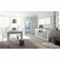 LC Spa Vitrinenschrank Urbino - Hellgrau / Weiß -WOHNZIMMERMÖBEL Verkäufe 1000178440 201029 08571000622 MOOD DETAILS P000000001000178440 mood